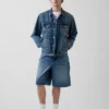 10.5" Baggy Denim Carpenter Shorts