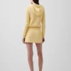100% Cotton Cable-Knit Mini Skort