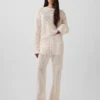 100% Cotton Crochet Relaxed Sweater