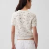 100% Cotton Crochet Sweater