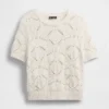 100% Cotton Crochet Sweater