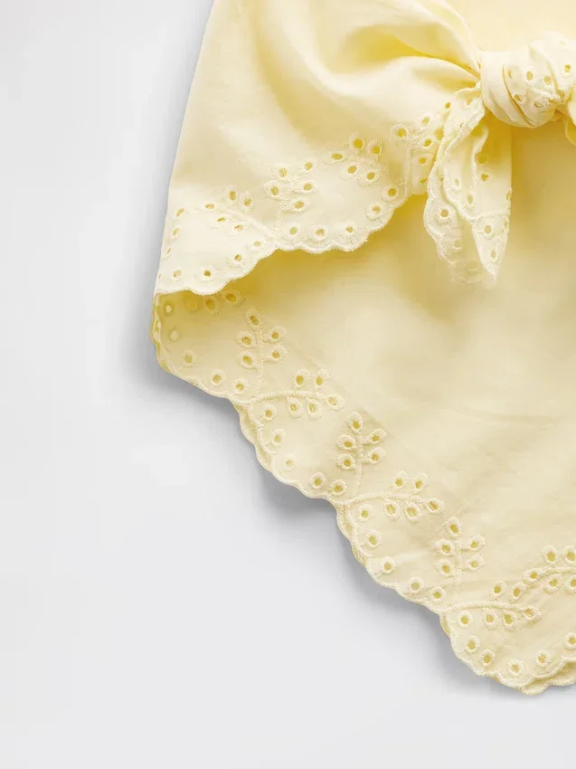 100% Cotton Eyelet Bandana Scarf