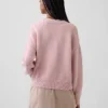 100% Cotton Oversized Crop Sweater