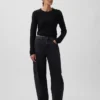 100% Cotton Pointelle Crop Sweater