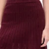 100% Cotton Pointelle Mini Skirt