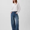 100% Cotton Relaxed Crop Cardigan Sweater