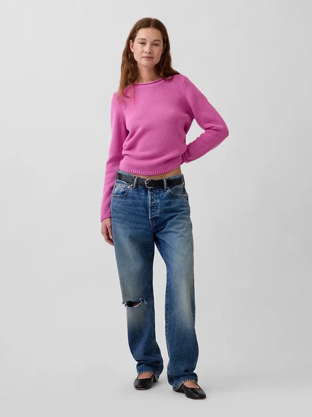 100% Cotton Rollneck Sweater