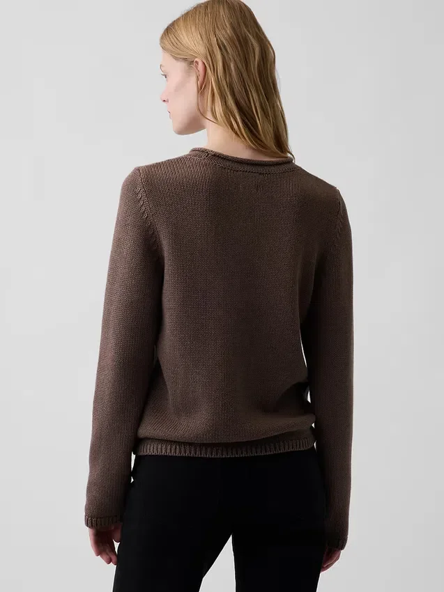 100% Cotton Rollneck Sweater
