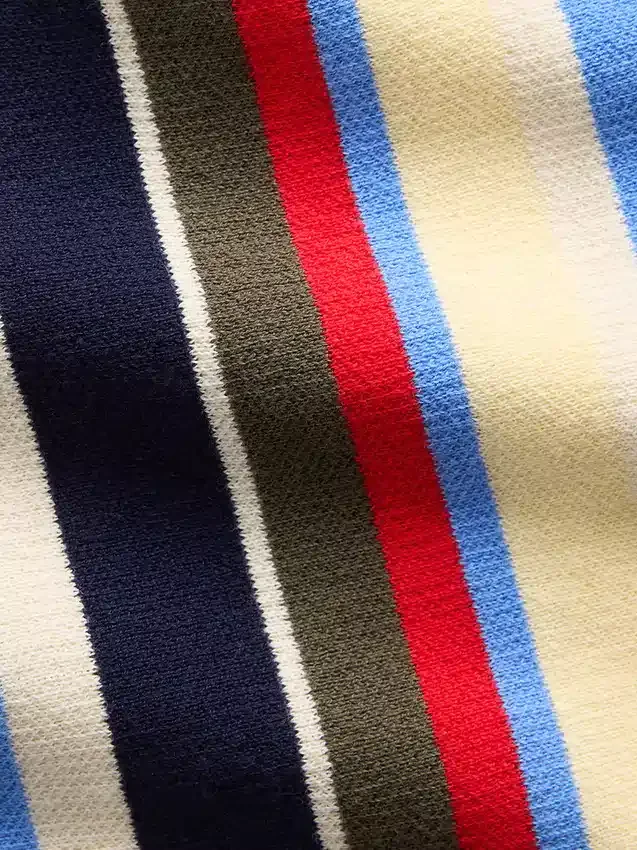 100% Cotton Stripe Halter Sweater Tank