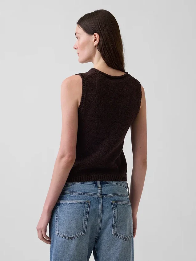 100% Cotton Sweater Vest