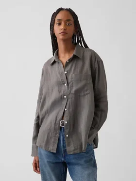 100% Linen Oversized Shirt
