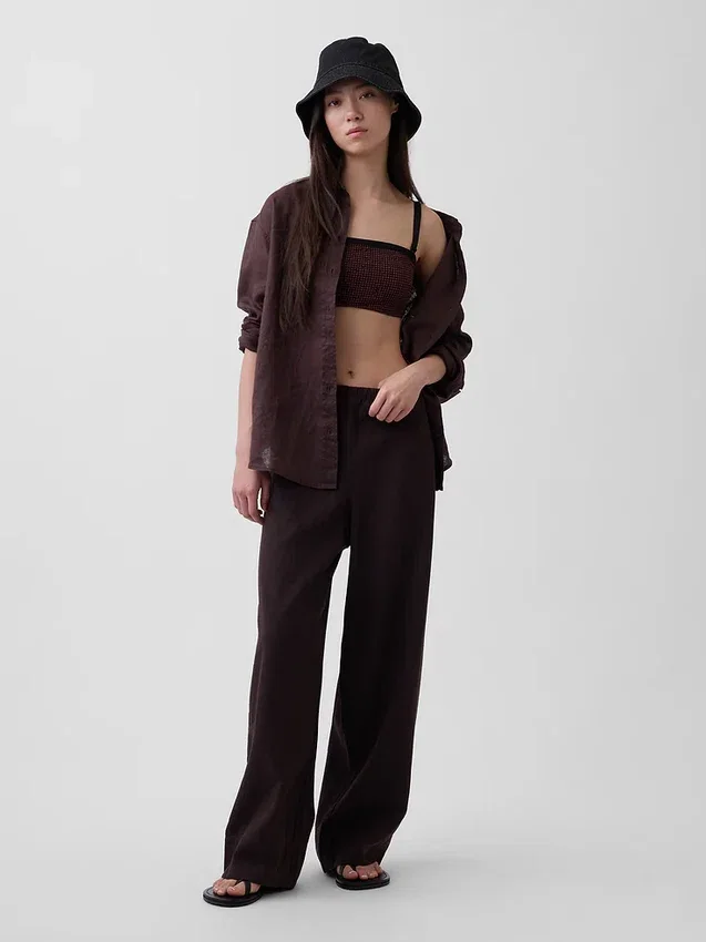 100% Linen Oversized Shirt
