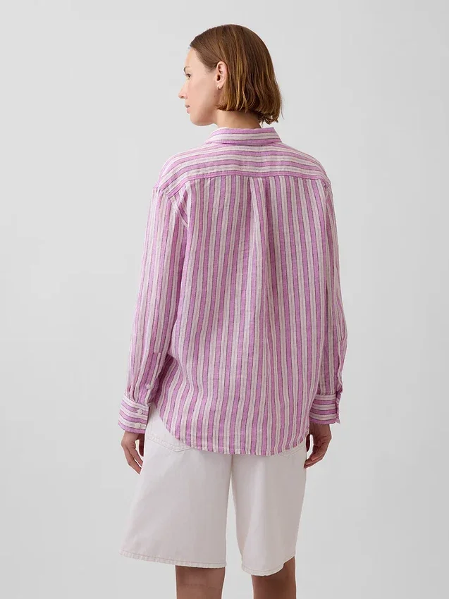 100% Linen Oversized Shirt