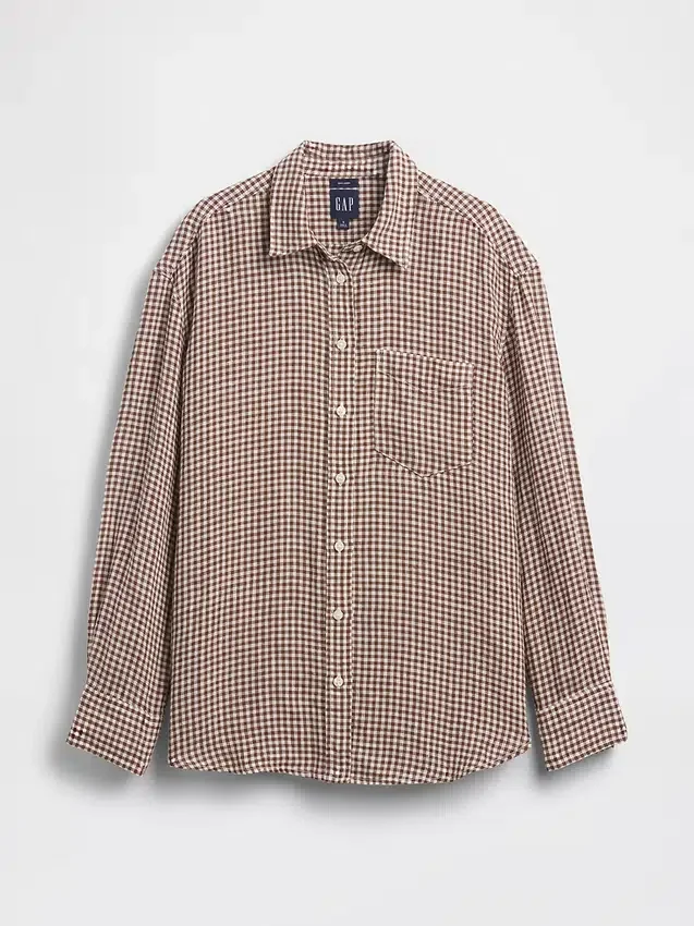100% Linen Oversized Shirt