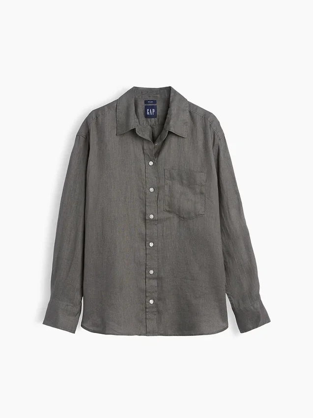 100% Linen Oversized Shirt
