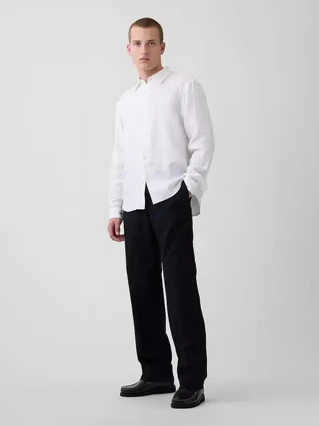 100% Linen Relaxed Shirt