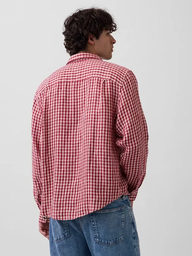 100% Linen Relaxed Shirt