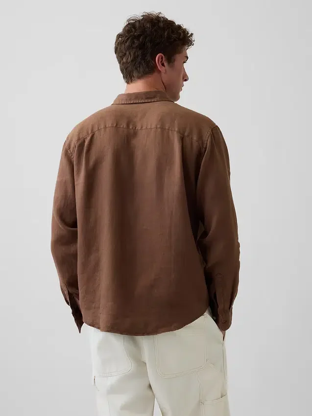 100% Linen Relaxed Shirt