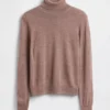 100% Merino Wool Turtleneck Sweater