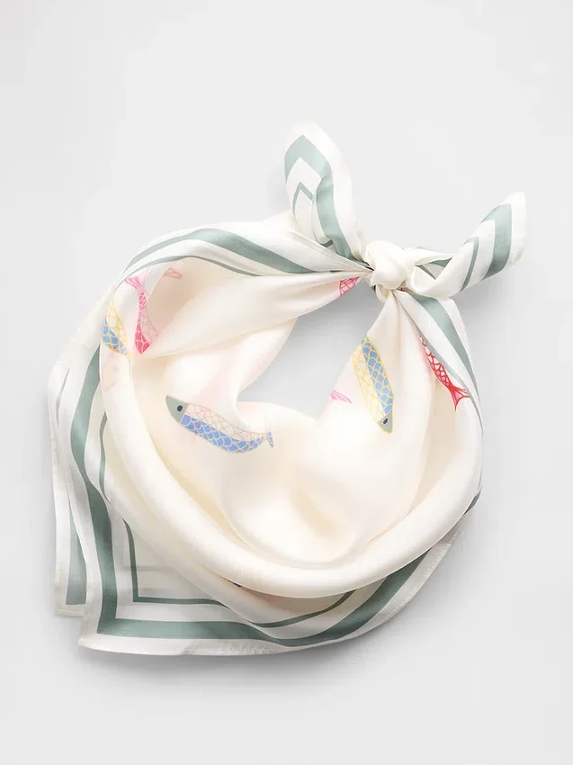 100% Silk Oversized Bandana