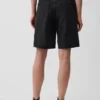 11" Mid Rise Longline Denim Shorts