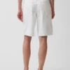 11" Mid Rise Longline Denim Shorts