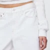 11" Mid Rise Longline Denim Shorts