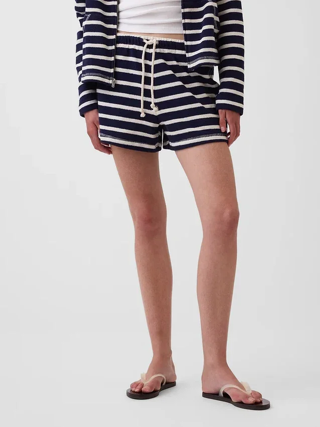 3.5" Towel Terry Relaxed Easy Shorts