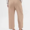 365 High Rise Brushed Twill Taper Ankle Trousers