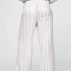 365 High Rise Linen-Blend Trousers