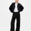 365 High Rise Ultrasoft Pleated Denim Trousers
