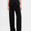 365 Low Rise Pleated Wide-Leg Trousers