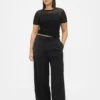 365 Low Rise Pleated Wide-Leg Trousers