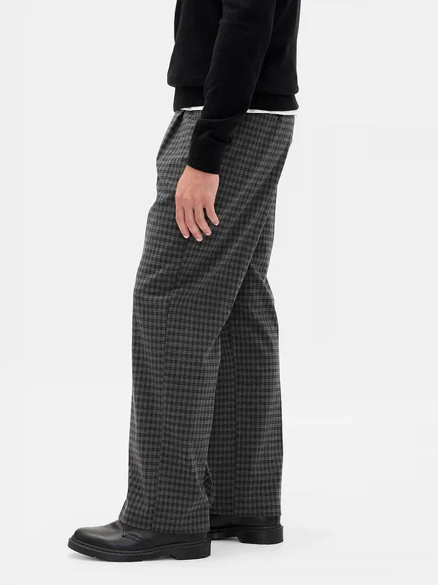 365 Wool-Blend Relaxed Trousers