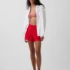 4" Mid Rise Cotton Gauze Easy Shorts