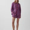 4" Seersucker Plaid Boxer Shorts