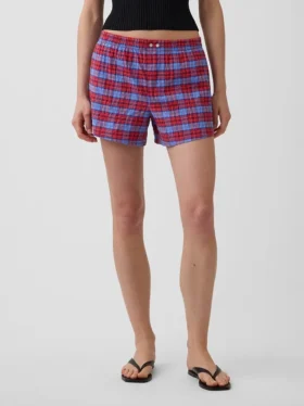 4″ Seersucker Plaid Boxer Shorts