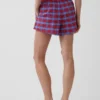 4" Seersucker Plaid Boxer Shorts