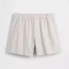 5.5" Linen-Blend Relaxed Shorts