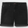 5" Mid Rise Denim Girlfriend Shorts