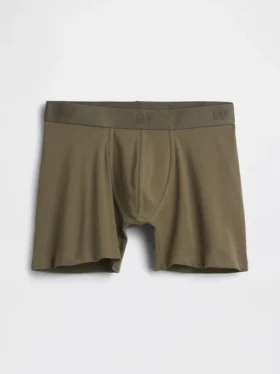 5" Organic Stretch Cotton Boxer Briefs
