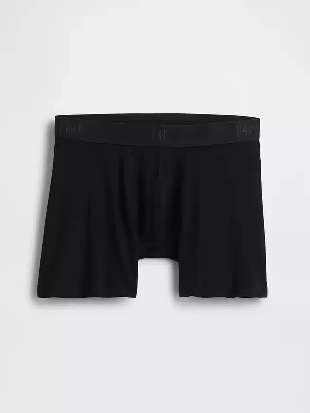 5" Organic Stretch Cotton Boxer Briefs