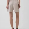6" Linen-Blend Easy Shorts