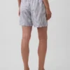 6" Linen-Blend Easy Shorts