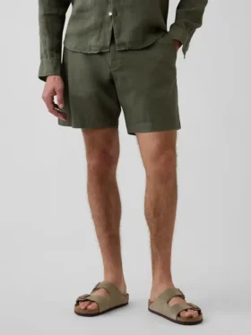7.5″ Linen-Cotton Shorts