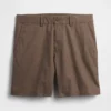 7.5" Linen-Cotton Shorts