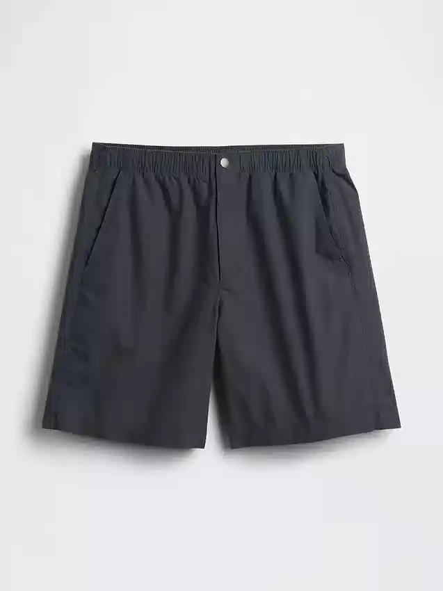 7" Poplin Relaxed Shorts