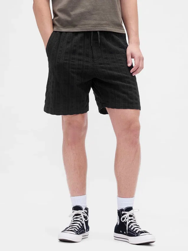7" Textured Easy Shorts