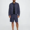 9" Linen-Cotton Easy Shorts