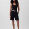 9" Low Rise Linen-Blend Trouser Shorts